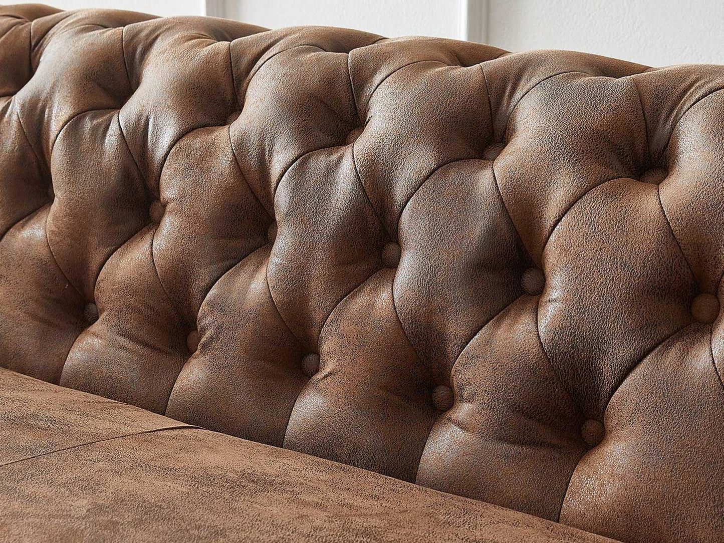 Dudi Furniture Chesterfield Vintage Two Seater Sofa