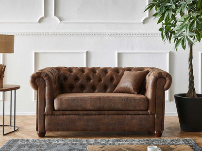 Dudi Furniture Chesterfield Vintage Two Seater Sofa