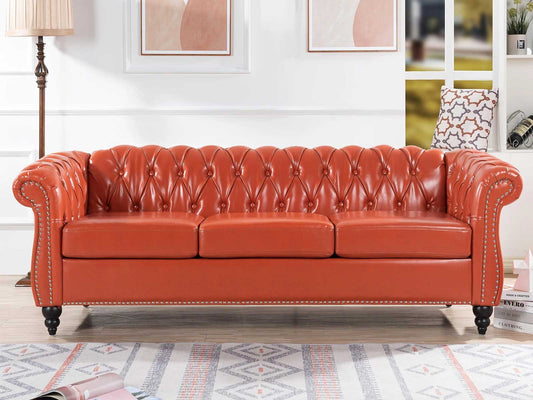 Dudi Furniture Chesterfield Traditional Three Seater Sofas