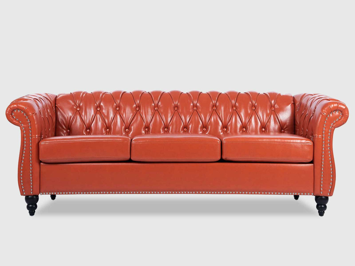 Dudi Furniture Chesterfield Traditional Three Seater Sofas