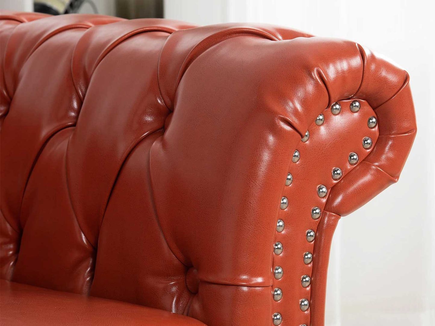 Dudi Furniture Chesterfield Traditional Three Seater Sofas