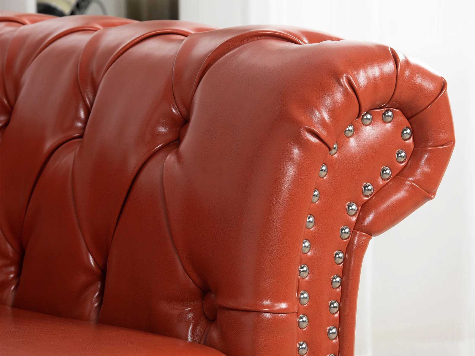 Dudi Furniture Chesterfield Traditional Three Seater Sofas