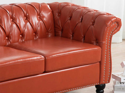 Dudi Furniture Chesterfield Traditional Three Seater Sofas