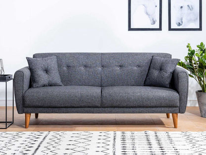 Dudi Furniture Daisy Three Seater Anthracite Grey