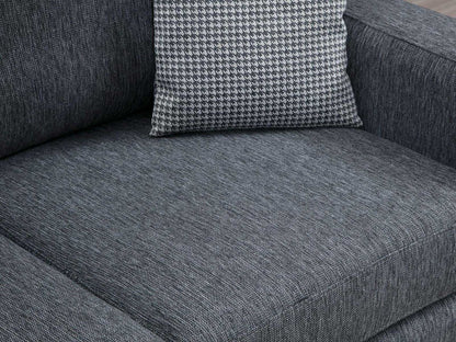 Dudi Furniture Daisy Three Seater Anthracite Grey