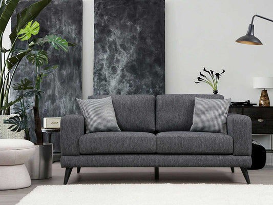 Dudi Furniture Daisy Three Seater Anthracite Grey