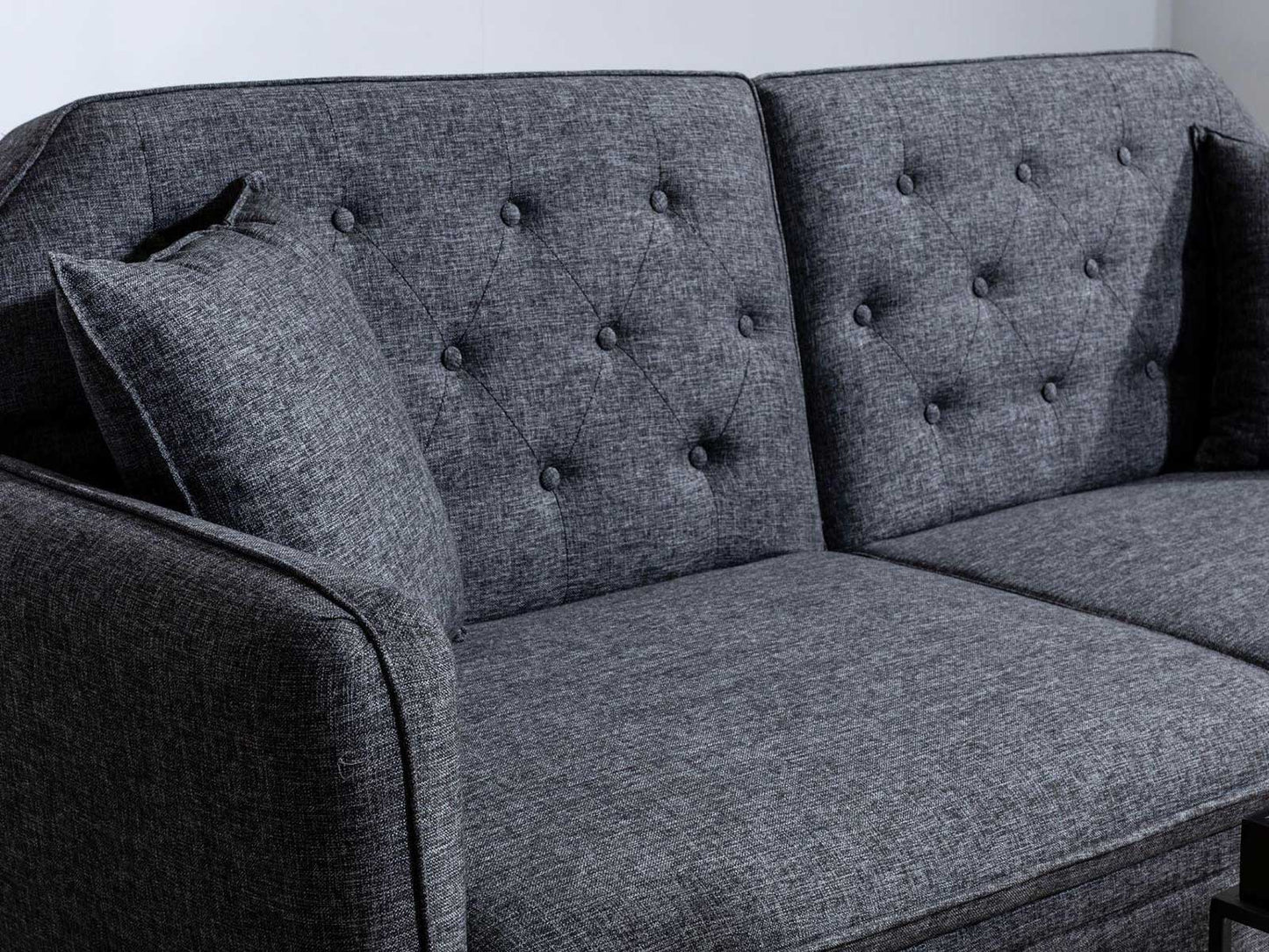 Dudi Furniture Daisy Three Seater Anthracite Grey