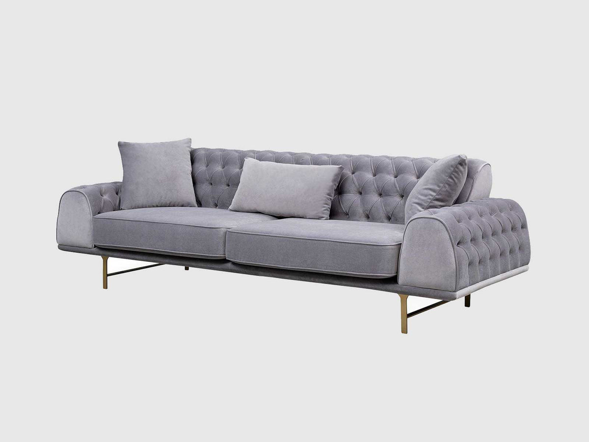 Dudi Furniture Daisy Three Seater Grey