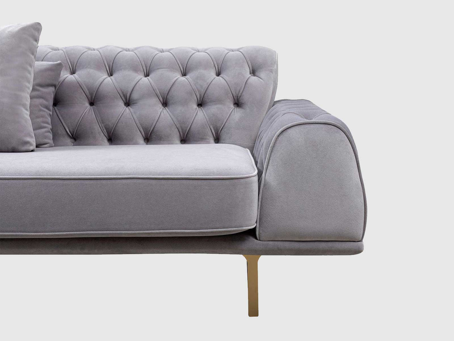Dudi Furniture Daisy Two Seater Grey