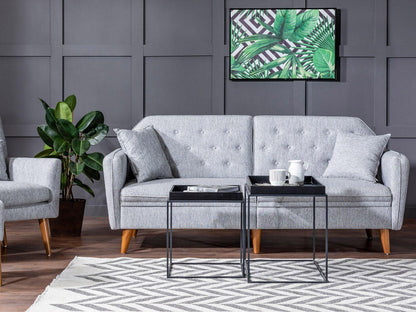 Dudi Furniture Daisy Three Seater Grey