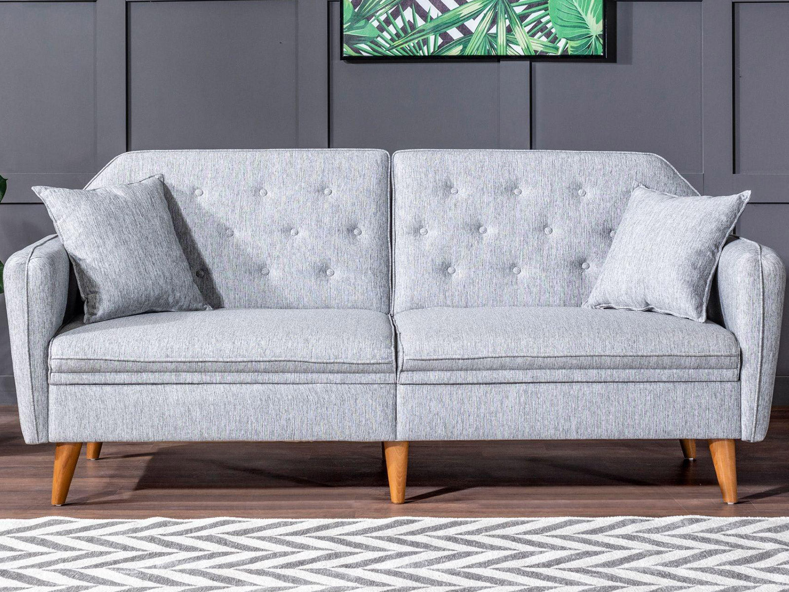 Dudi Furniture Daisy Three Seater Grey