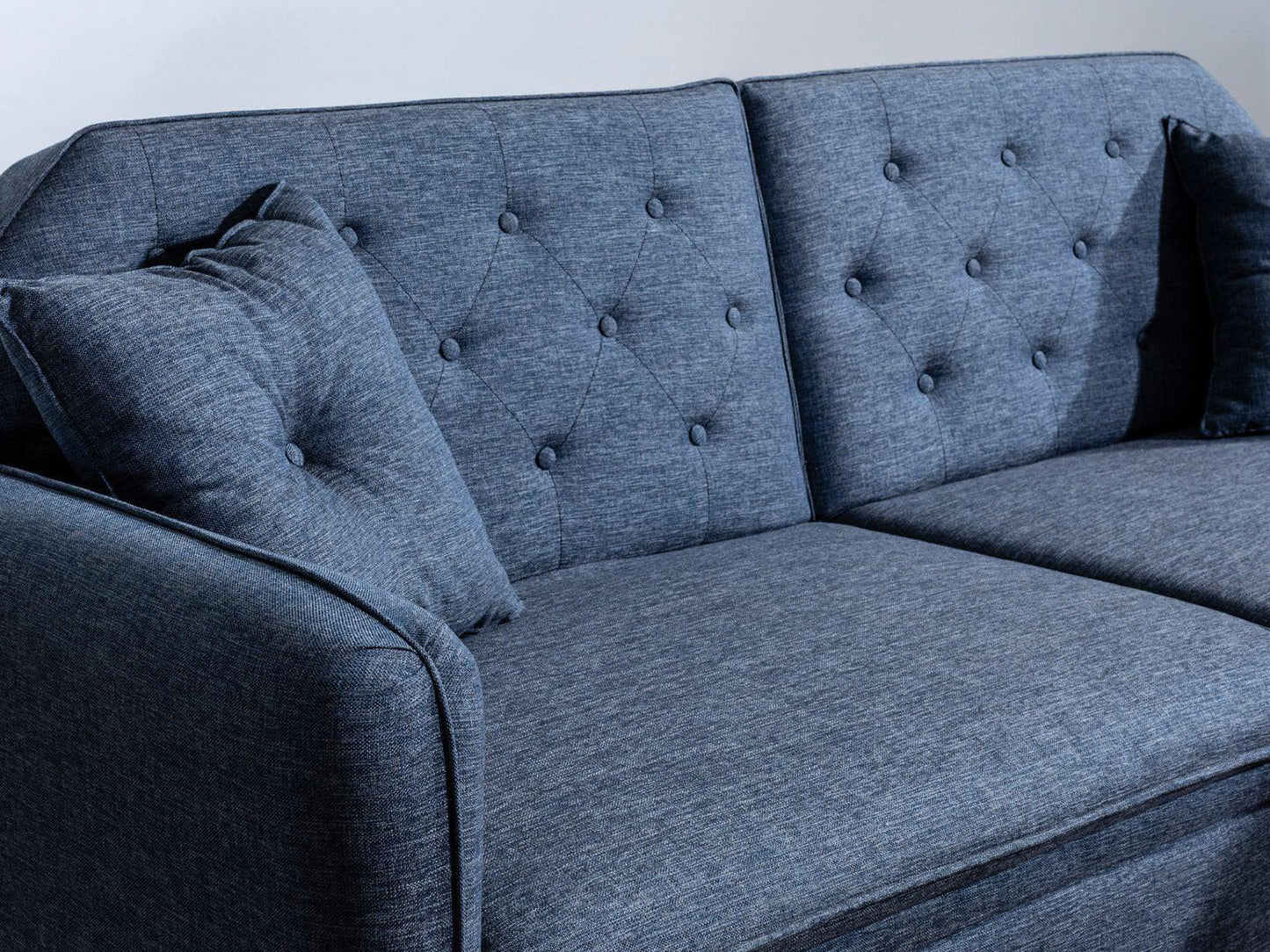 Dudi Furniture Daisy Three Seater Navy Blue
