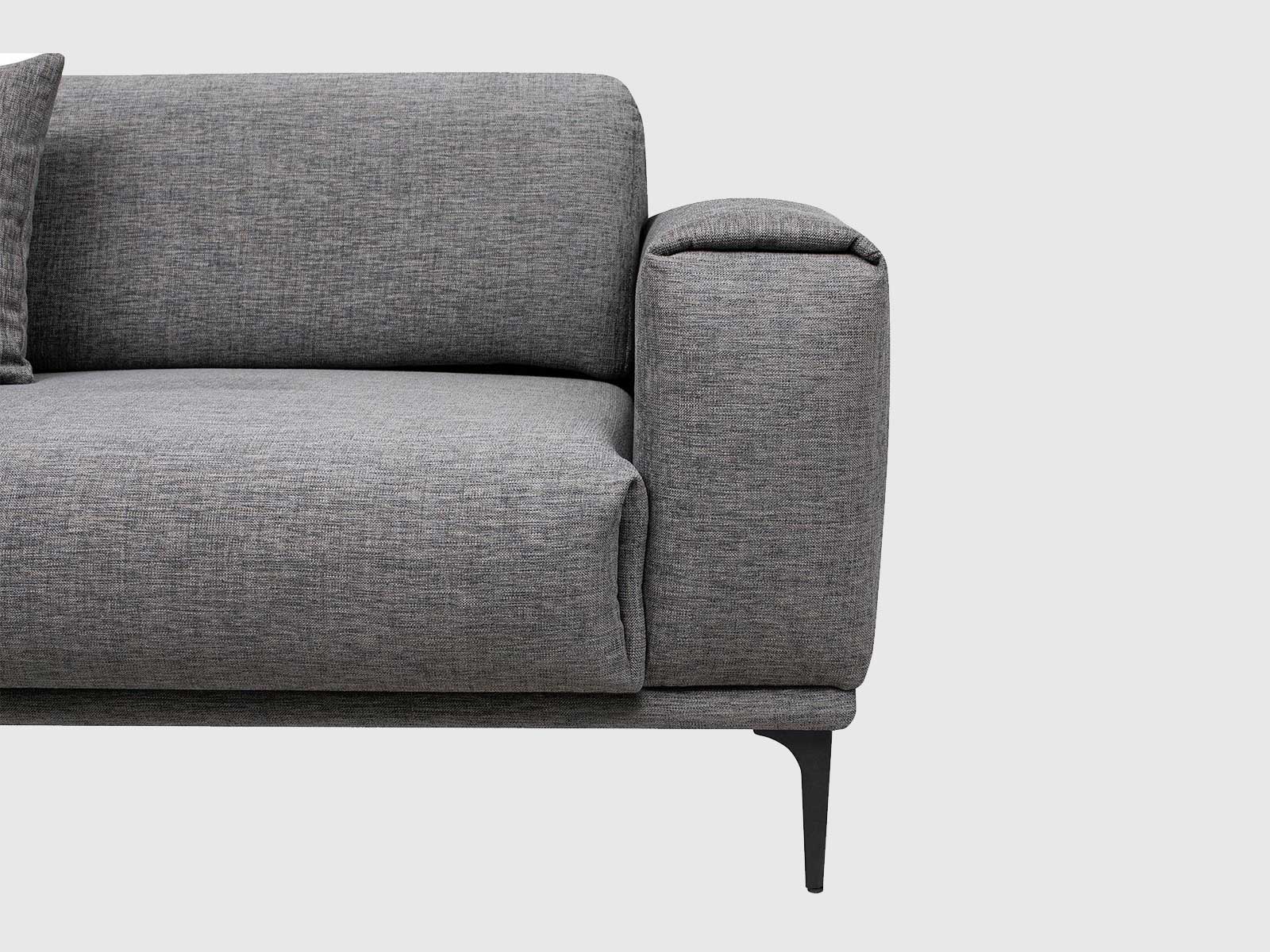 Dudi Furniture Daisy Three Seater Sofa Grey