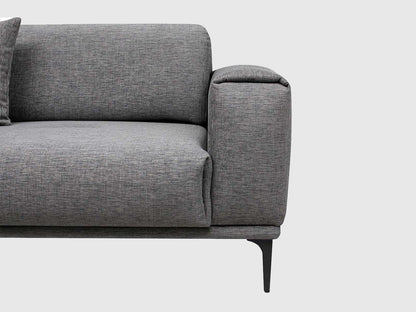Dudi Furniture Daisy Three Seater Sofa Grey