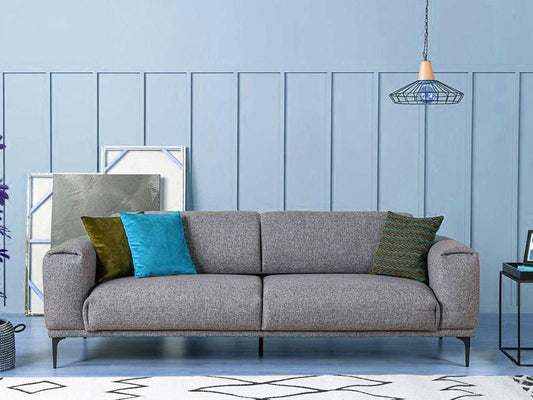 Dudi Furniture Daisy Three Seater Sofa Grey