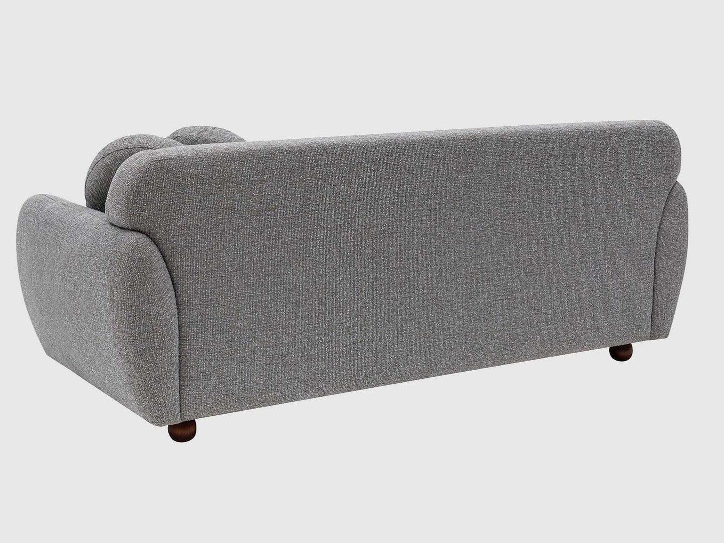 Dudi Furniture Daisy 3 Seater Fabric Sofa Light Grey