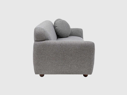 Dudi Furniture Daisy 3 Seater Fabric Sofa Light Grey