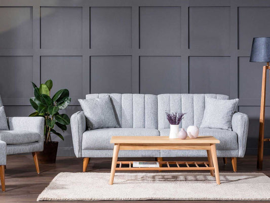 Dudi Furniture Daisy Two Seater Light Grey