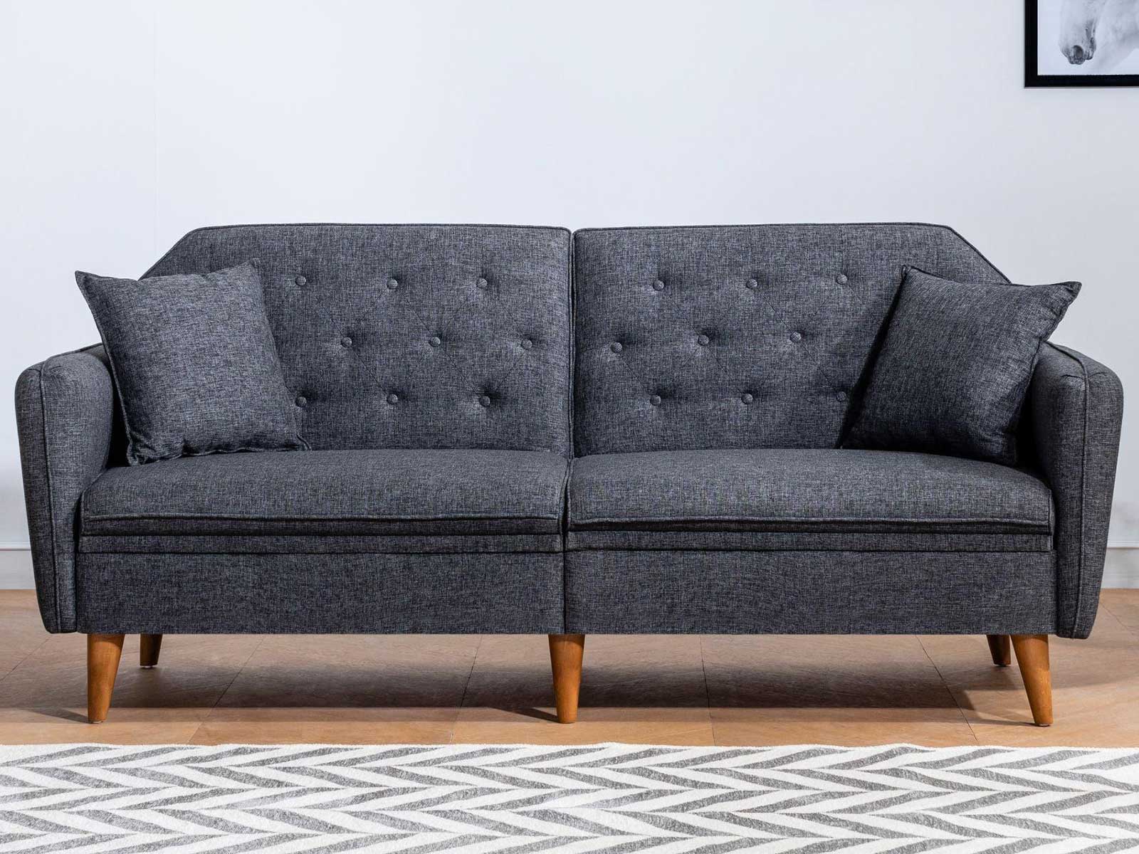 Dudi Furniture Daisy Three Seater Anthracite Grey