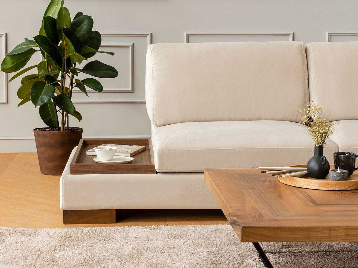 Dudi Furniture Diana Corner Fabric Sofa