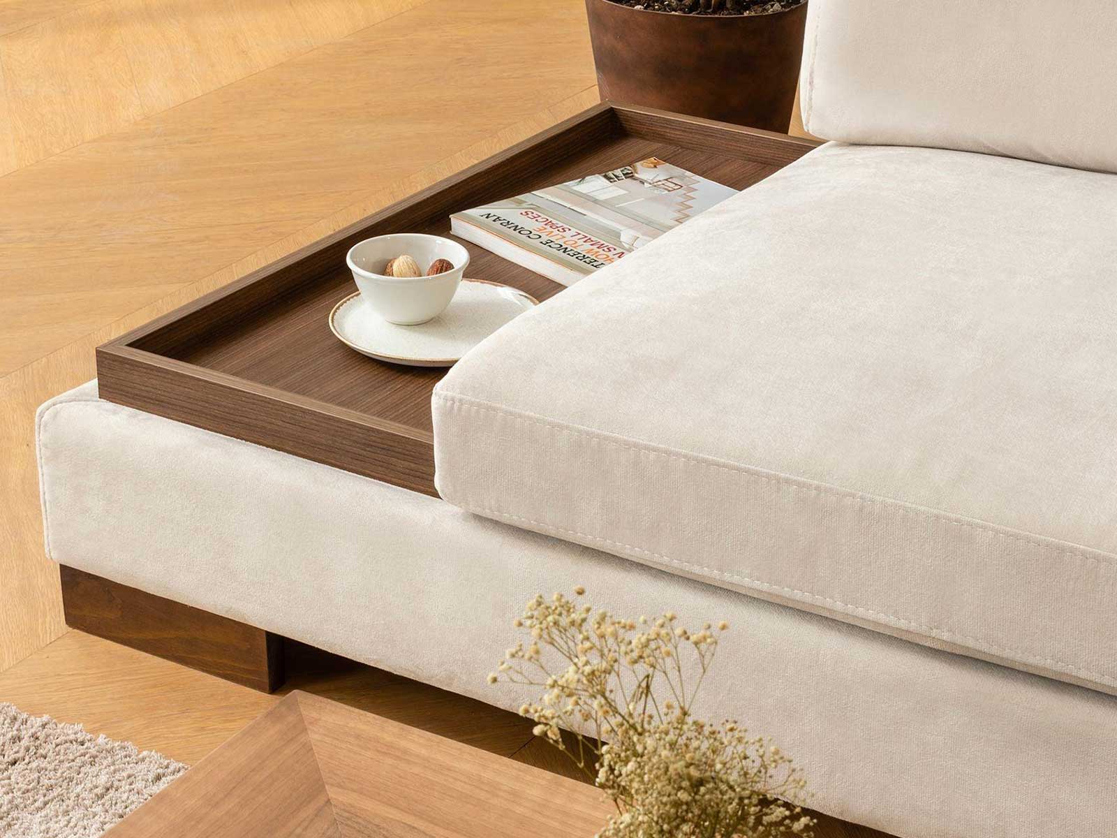 Dudi Furniture Diana Corner Fabric Sofa