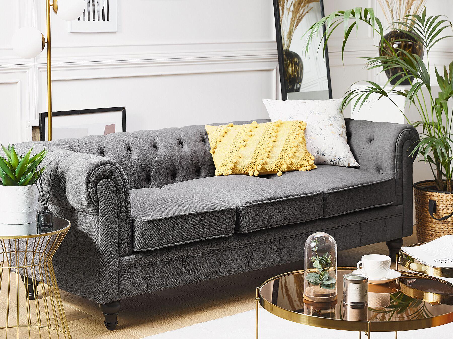 Dudi Furniture Chesterfield Three Seater Sofa
