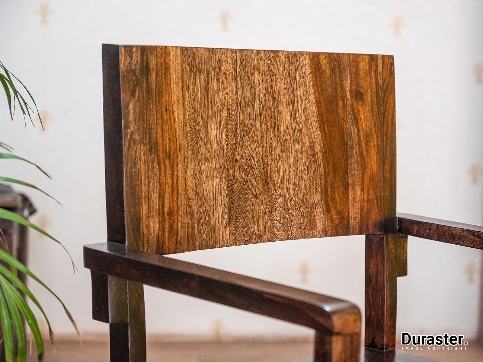 Dudi Furniture Gangaur Solid Wood Armchair