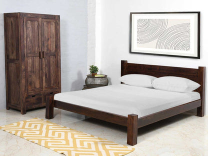 Dudi Furniture Gangaur Modern Wood King Size Bed