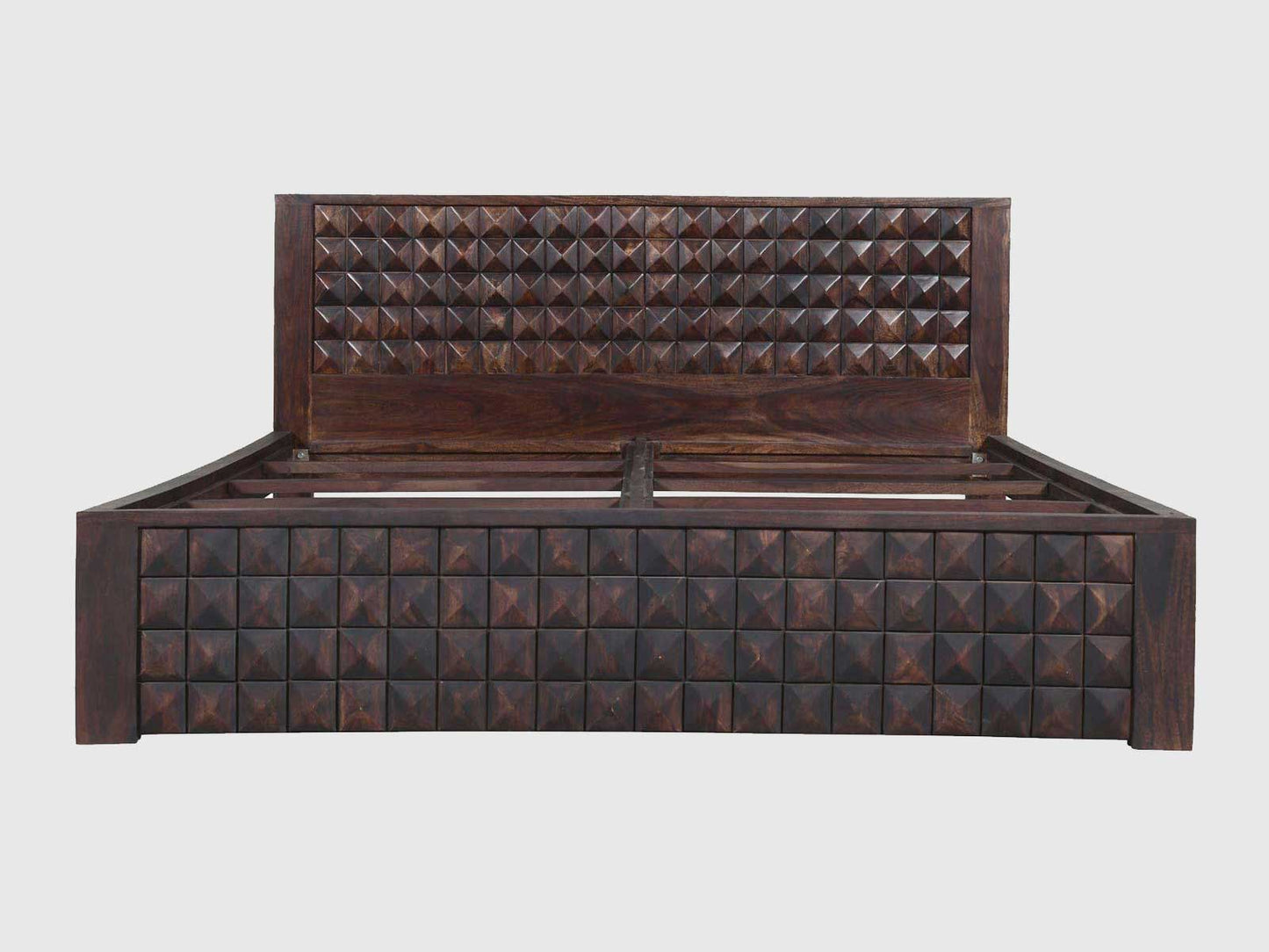 Dudi Furniture Gangaur Solid Sheesham Wood Bed