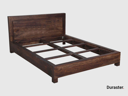 Dudi Furniture Gangaur Solid Sheesham Wood King Size Bed