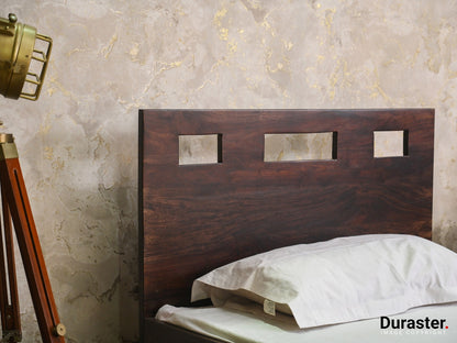 Dudi Furniture Gangaur Solid Sheesham Wood Single Bed