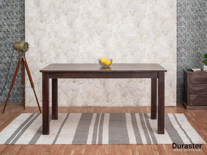 Dudi Furniture Gangaur Solid Wood 6 Seater Dining Set with Chairs