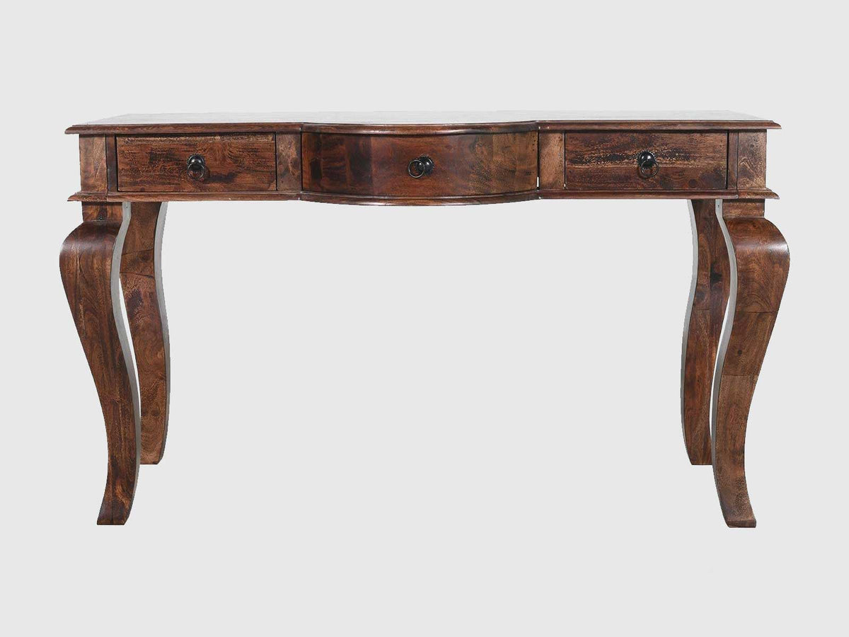 Dudi Furniture Gangaur Solid Wood Study Table with Drawers
