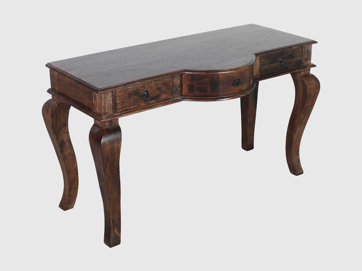Dudi Furniture Gangaur Solid Wood Study Table with Drawers