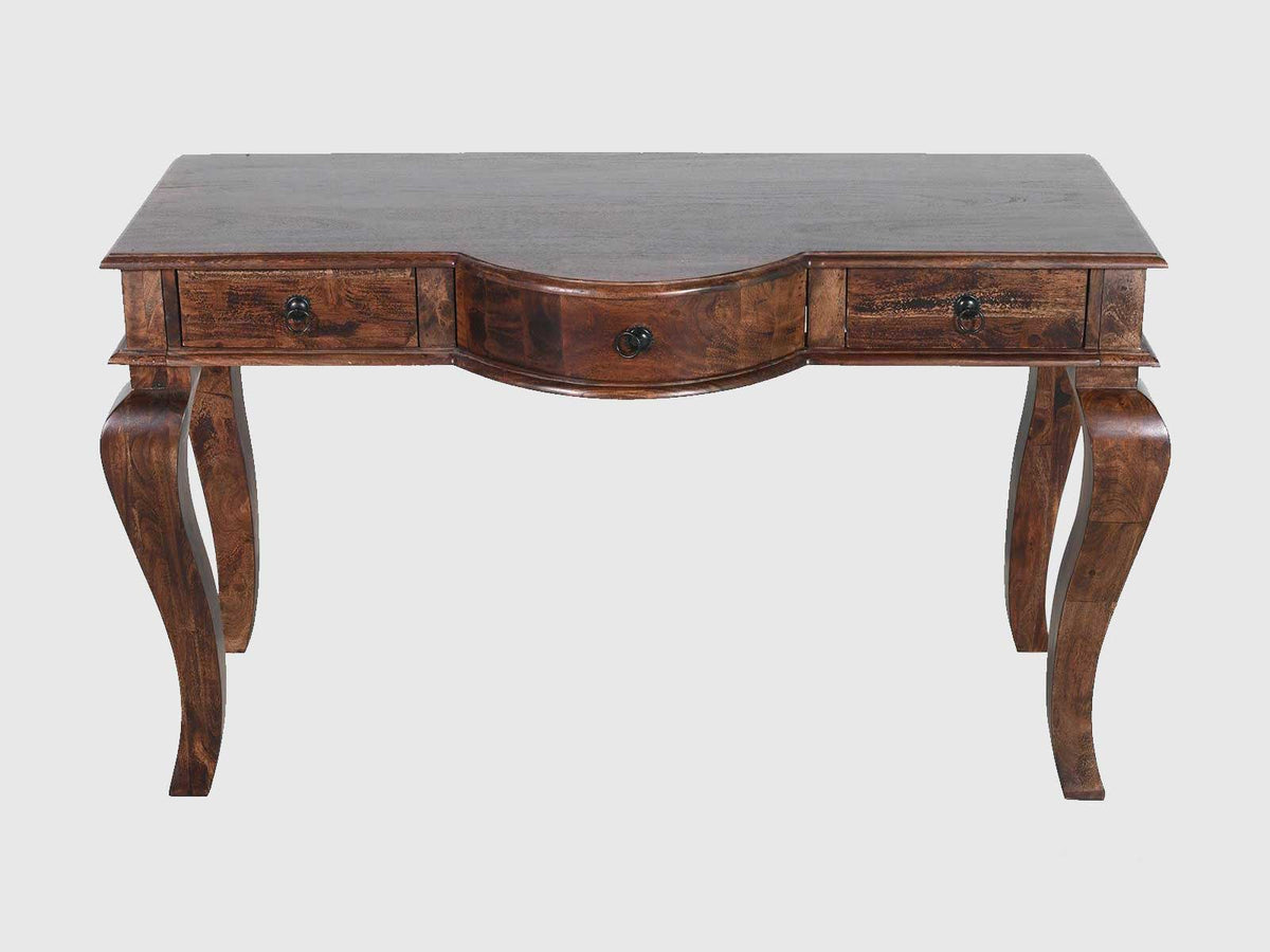 Dudi Furniture Gangaur Solid Wood Study Table with Drawers