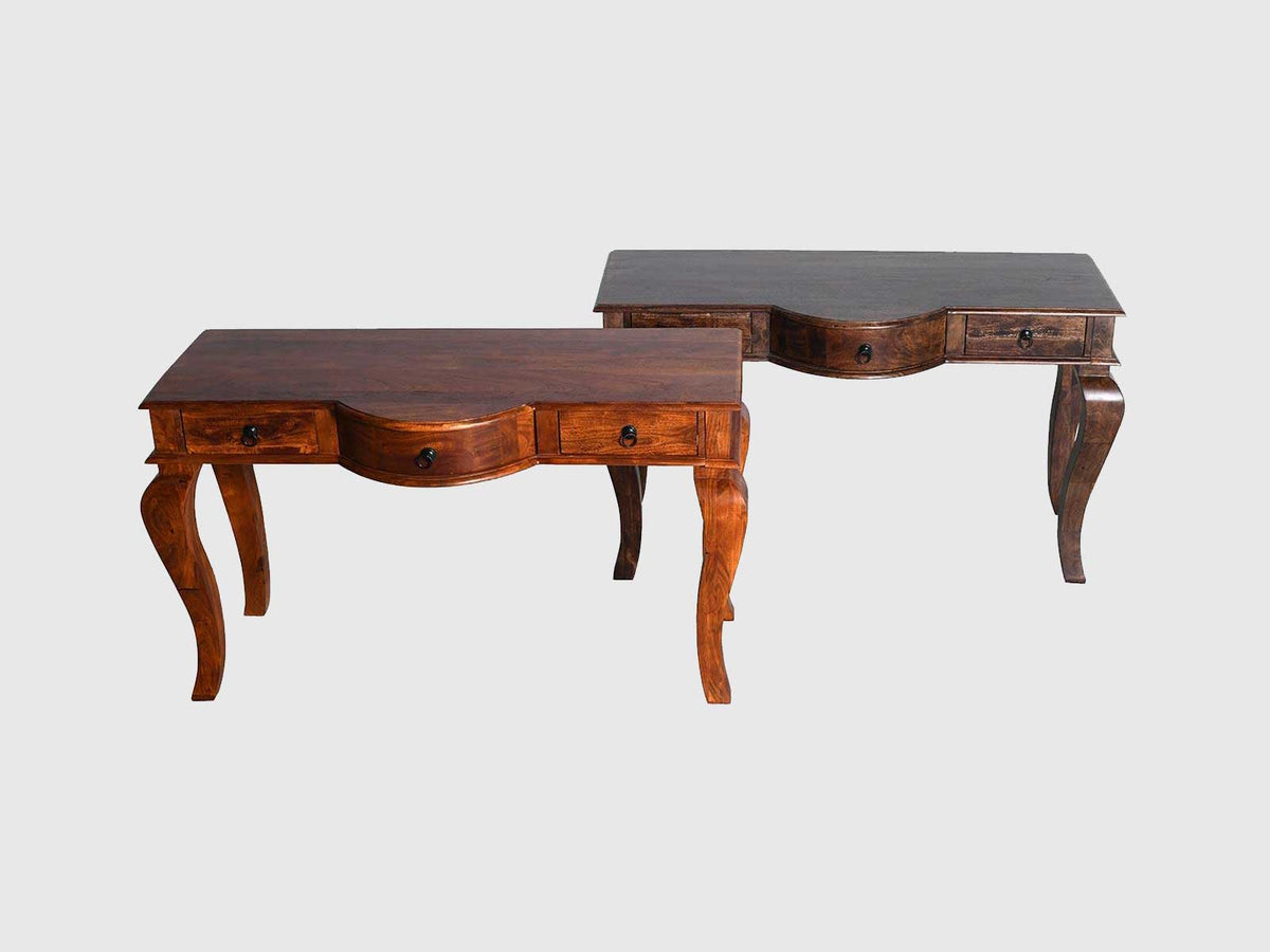 Dudi Furniture Gangaur Solid Wood Study Table with Drawers