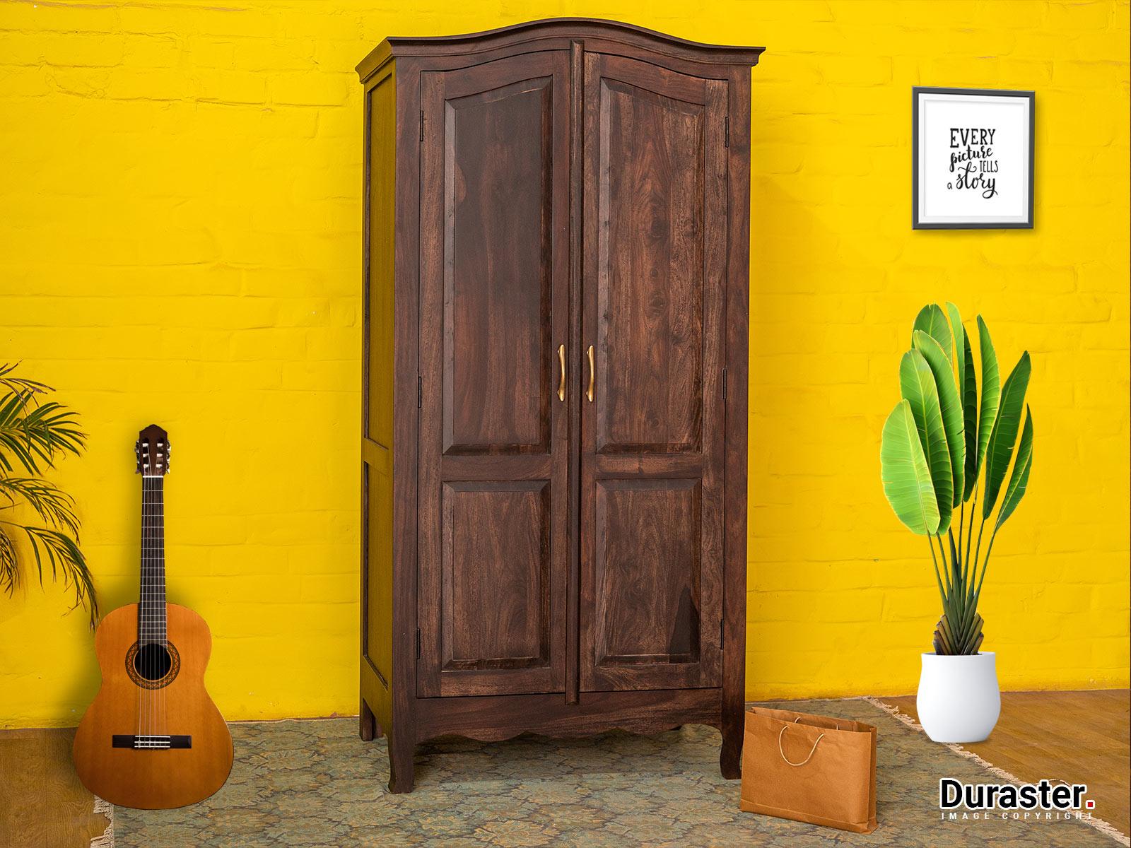Dudi Furniture Tuscany Acacia Wood Wardrobe
