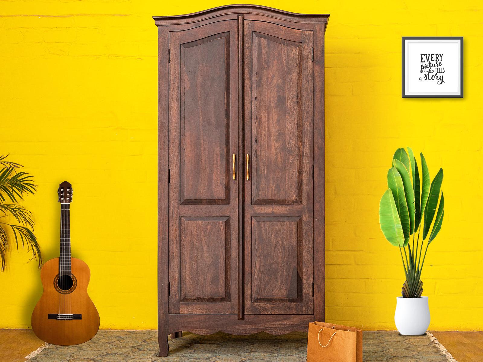 Dudi Furniture Tuscany Acacia Wood Wardrobe
