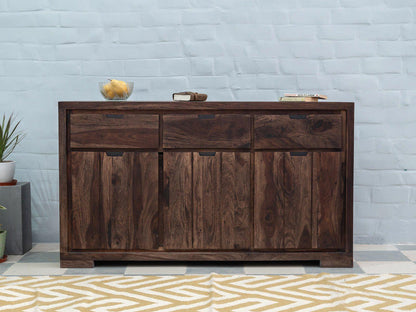 Dudi Furniture Gangaur Solid Wood Sideboard with Drawers