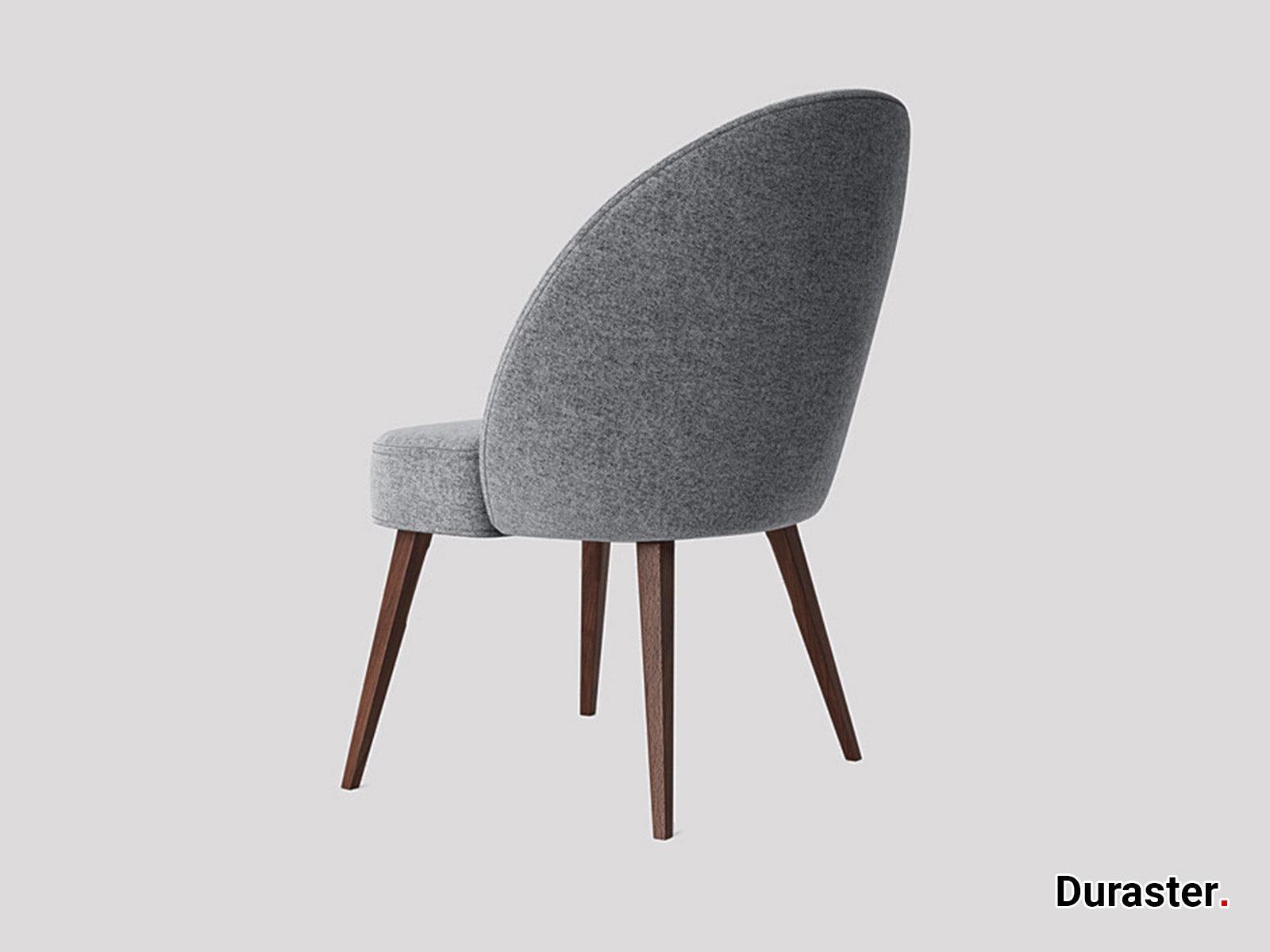 Dudi Furniture Elemantary Solid Wood Fabric Upholstered Chair