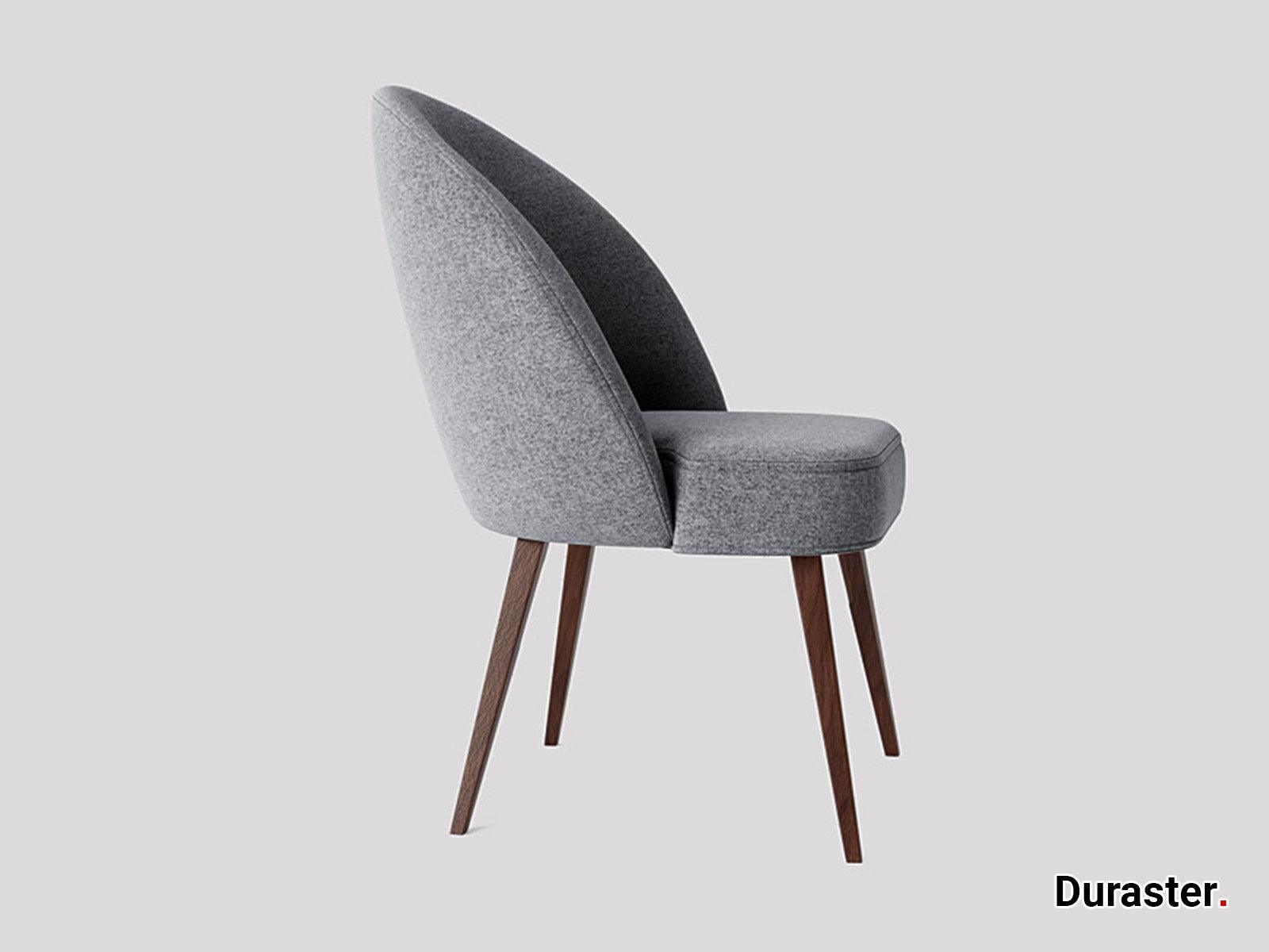Dudi Furniture Elemantary Solid Wood Fabric Upholstered Chair