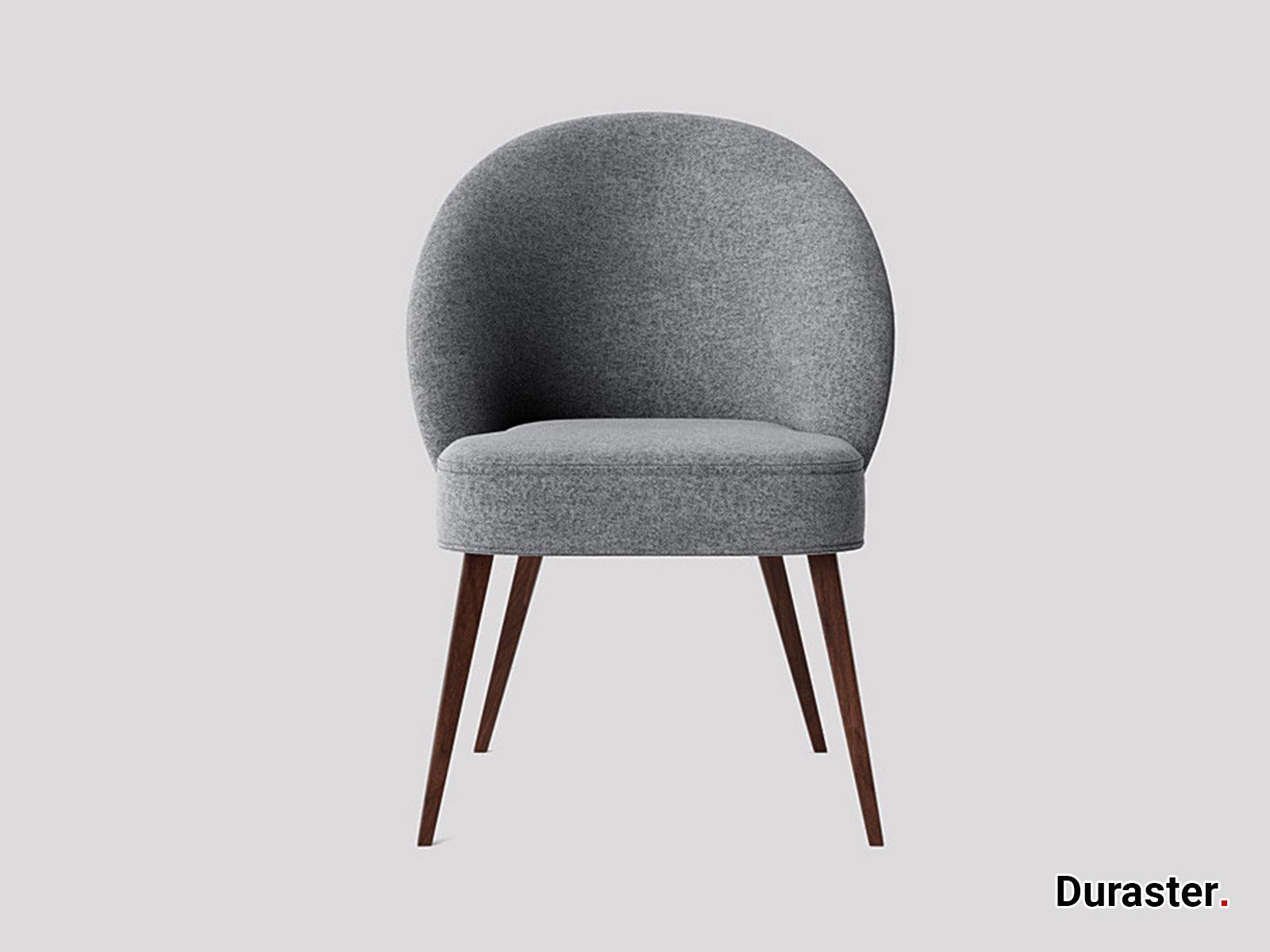 Dudi Furniture Elemantary Solid Wood Fabric Upholstered Chair