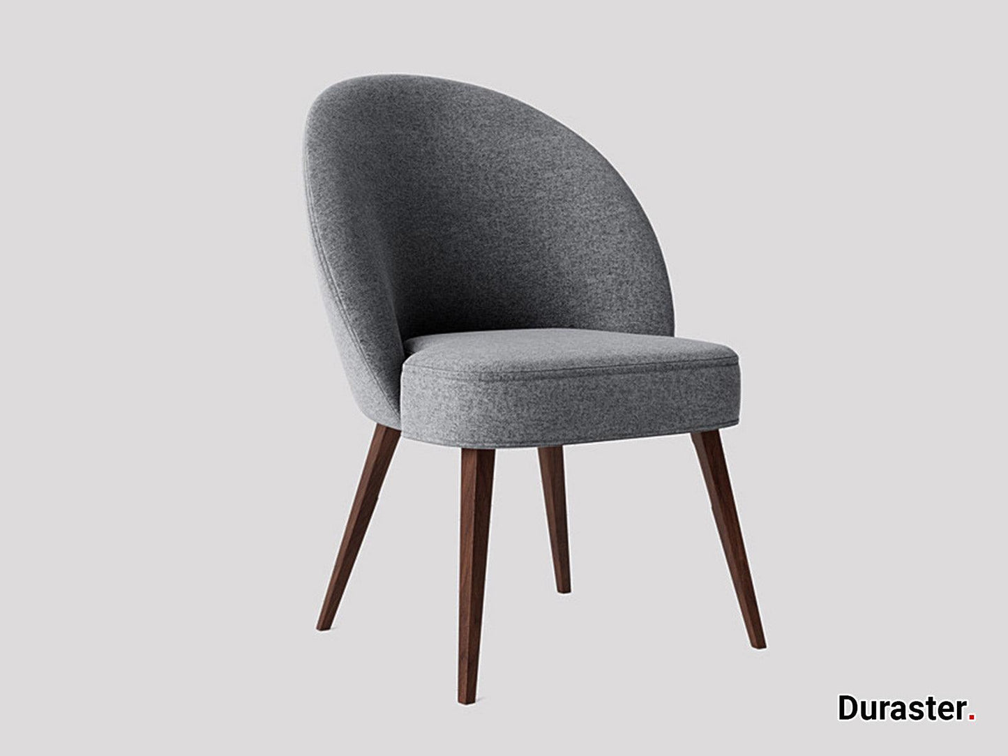 Dudi Furniture Elemantary Solid Wood Fabric Upholstered Chair