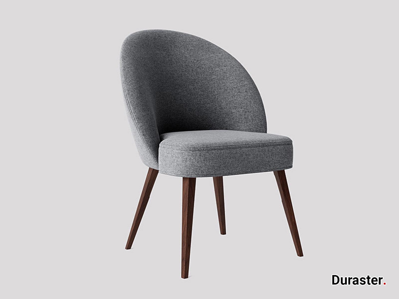 Dudi Furniture Elemantary Solid Wood Fabric Upholstered Chair
