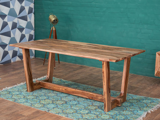 Dudi Furniture Hawkin Sheesham Wood Dining Table