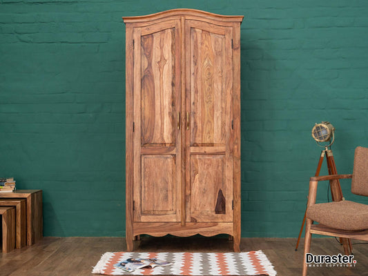 Dudi Furniture Hawkin Solid Sheesham Wooden Wardrobe