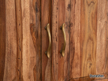 Dudi Furniture Hawkin Solid Sheesham Wooden Wardrobe