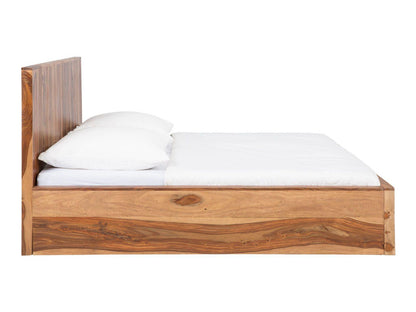 Dudi Furniture Elite Sheesham Wood King Size Bed With Storage