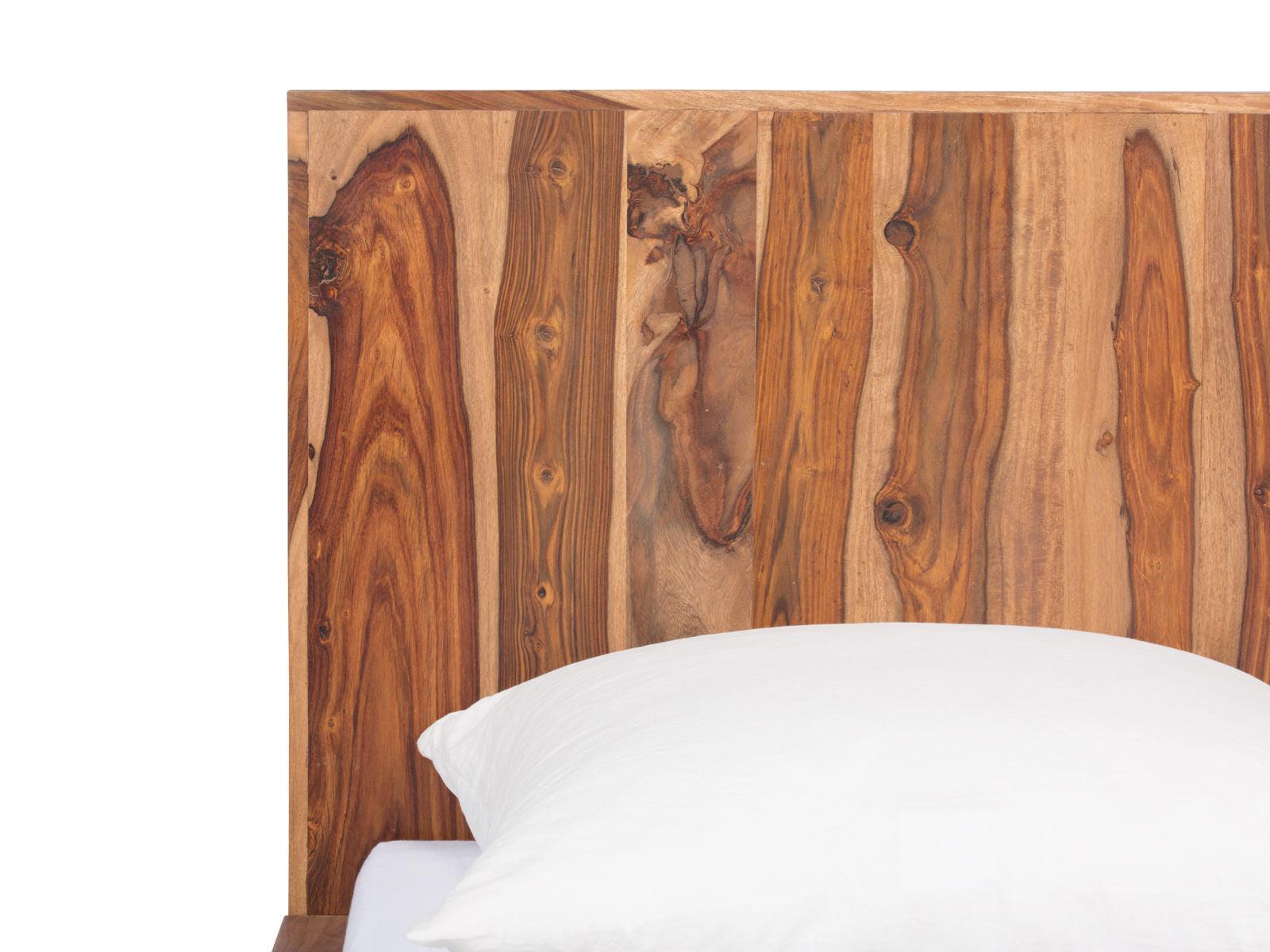 Dudi Furniture Elite Sheesham Wood King Size Bed With Storage
