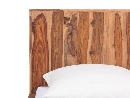 Dudi Furniture Elite Sheesham Wood King Size Bed With Storage